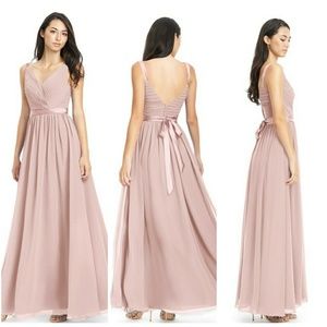 Azazie Bridesmaids Dress Leanna in Dusty Rose